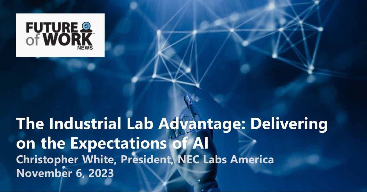The Industrial Lab Advantage Delivering on the Expectations of AI