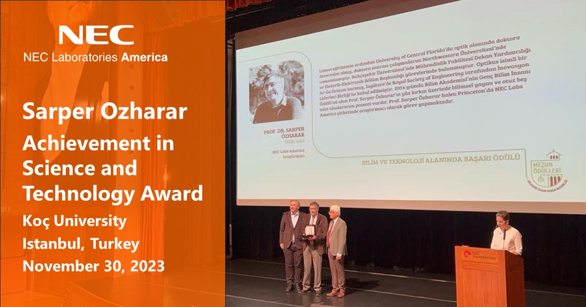 Sarper Ozharar Achievement in Science and Technology Award
