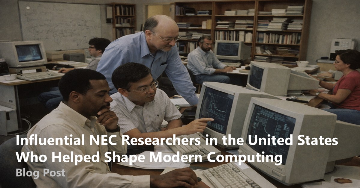 Influential NEC Researchers in the United States Who Helped Shape Modern Computing