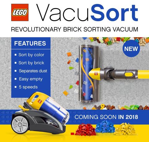 LEGO Vacuum Cleaner Brick Sorter