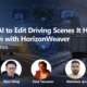 Teaching AI to Edit Driving Scenes It Has Never Seen with HorizonWeaver
