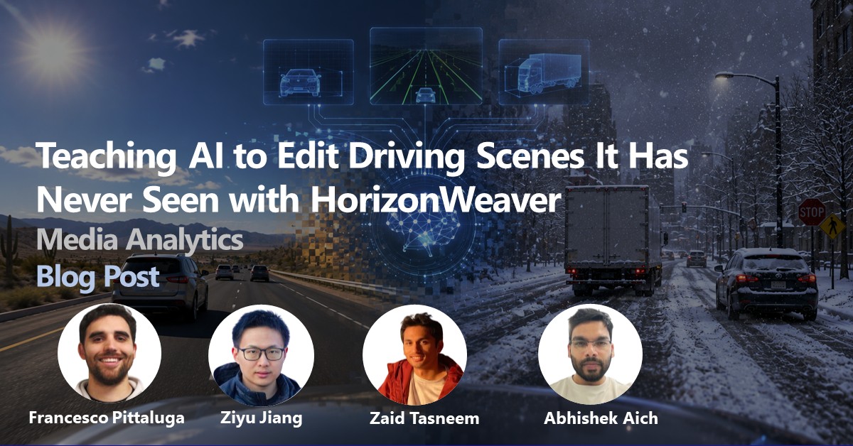 Teaching AI to Edit Driving Scenes It Has Never Seen with HorizonWeaver